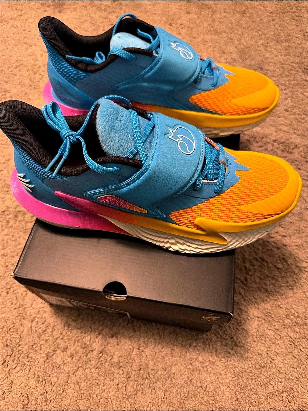 Under Armour Curry 2 Low Men's Blue & Orange Basketball Shoes US 9 NWT